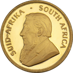 Pre-Owned 1983 South African Krugerrand Proof Design 1/2oz Gold Coin