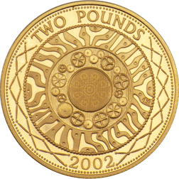 Pre-Owned 2002 UK Double Sovereign £2 Gold Coin