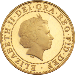 Pre-Owned 2002 UK Double Sovereign £2 Gold Coin