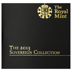 Pre-Owned 2013 UK Quarter Sovereign Gold Coin - Boxed