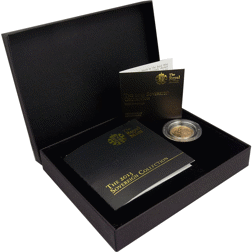 Pre-Owned 2013 UK Half Sovereign Gold Coin - Boxed