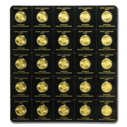 Pre-Owned Maplegram25 25x 1g Gold Coins