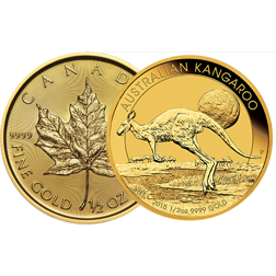 1/2oz Gold Coin - Mixed Coins