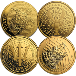 1oz Gold Coin - Mixed Coins