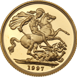 Proof Full Sovereign Gold Coin - 1997 - 1999