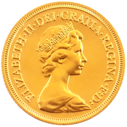 UK Full Sovereign Gold Coin Elizabeth II 1974-1984