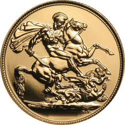 UK Full Sovereign Gold Coin Elizabeth II 1998-2015
