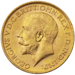 UK Full Sovereign Gold Coin George V 1911-1932