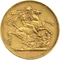 UK Full Sovereign Gold Coin Victoria 1893-1901