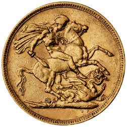 UK Full Sovereign Gold Coin Victoria 1893-1901
