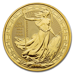 Royal Mint Oriental Border Britannia 1oz Gold Coin