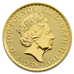 Royal Mint Oriental Border Britannia 1oz Gold Coin