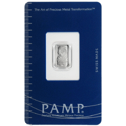Pre-Owned Pamp Suisse Fortuna 1g Platinum Bar