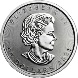 Pre-Owned Canadian Maple 1oz Platinum Coin - Mixed Dates