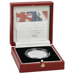 Pre-Owned 2004 UK Entente Cordiale Crown Piedfort Proof Platinum Coin