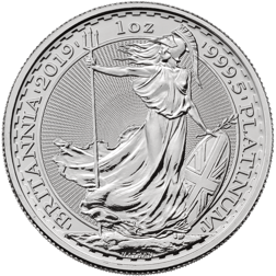 Pre-Owned 2019 Britannia 1oz Platinum Coin - VAT Free