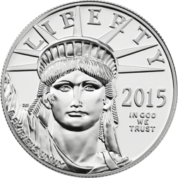 Pre-Owned 2015 USA Eagle 1oz Platinum Proof Design Coin