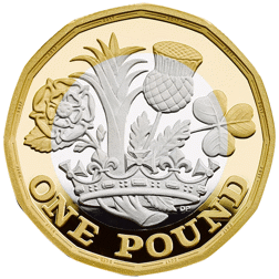 Pre-Owned 2017 UK Nations of the Crown £1 Proof Platinum Coin - VAT Free