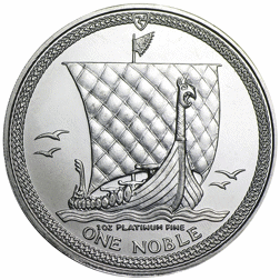 Pre-Owned Isle of Man 1oz Noble Platinum Coin - VAT Free - Mixed Dates