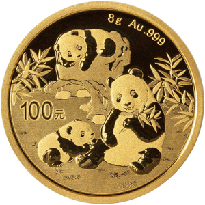 Buy Chinese Panda Gold and Silver Coins from £60 | Free