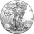USA Eagle 1oz Silver Coin Type I and II - Mixed Dates