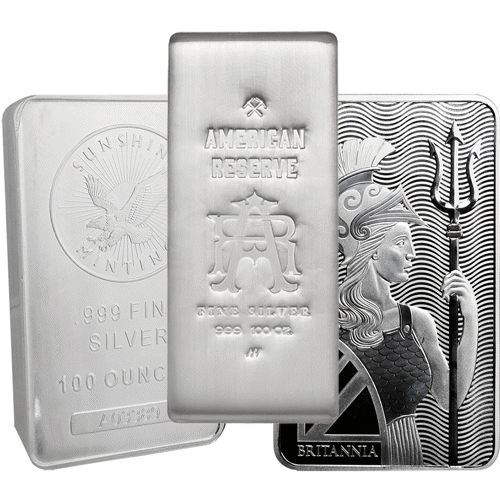 Sell Pre-Owned 100oz Silver Bar | Atkinsons Bullion