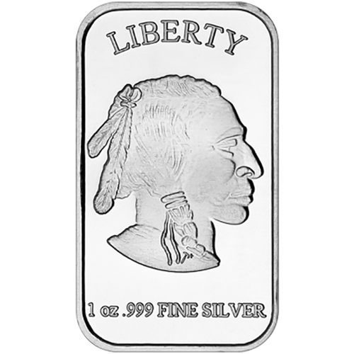 SilverTowne Mint USA Buffalo 1oz Silver Bar 1oz Silver Bars