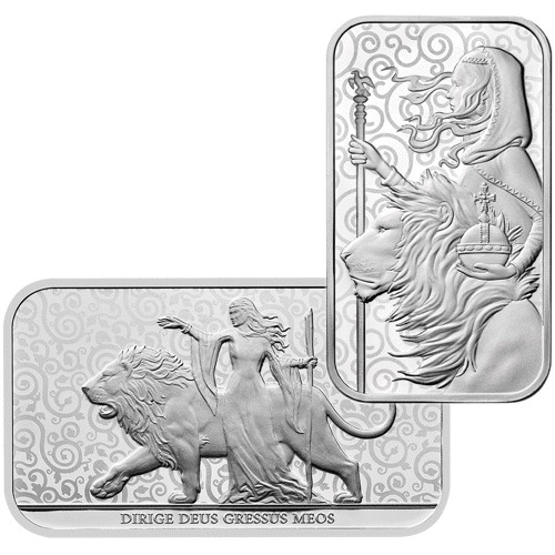 1オンス Una and the Lion 2000 A.D. 銀貨 Pre-Owned The Royal Mint Una and The Lion 1oz Silver Bar - Mixed