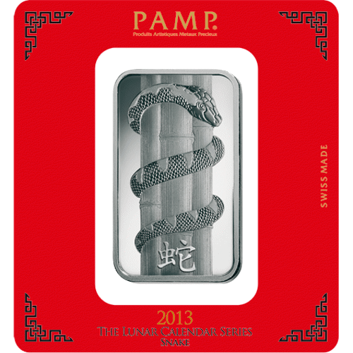 PAMP 2013年 銀製バー 干支シリーズ 蛇 10g 10 oz Silver Bar - OPM (2013 Year of the Snake) | eBay
