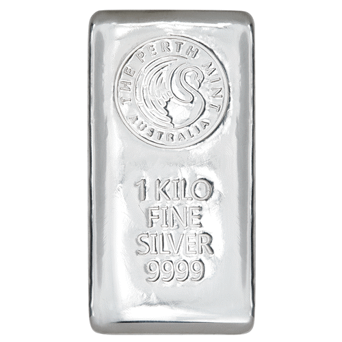 Perth Mint 1kg Silver Cast Bar | 1kg Silver Bars | Atkinsons Bullion