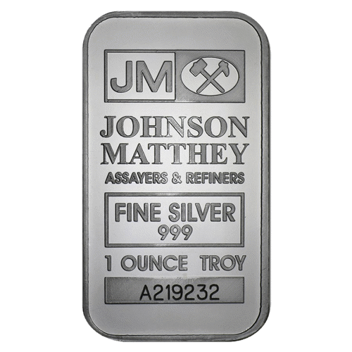 Sell Pre-Owned Johnson Matthey 1oz Silver Bar | Atkinsons Bullion