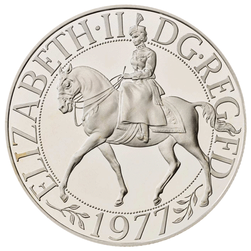 D.H.MORTON作 THE QUEENS SILVER JUBILEE 1952-1977 QUEEN ELIZABETH II SILVER JUBILEE COMMEMORATIVE