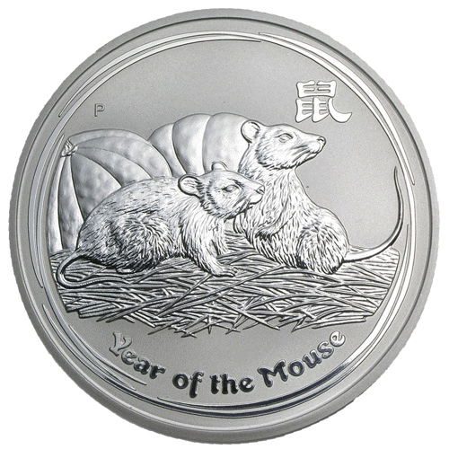 オーストラリアン MENSA 新品5点セット Sell Pre-Owned 2008 Australian Lunar Mouse 5oz Silver Coin - VAT