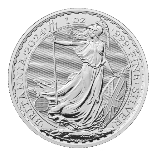 2024 UK Britannia 1oz Silver Coin 1oz Silver Coins Atkinsons Bullion