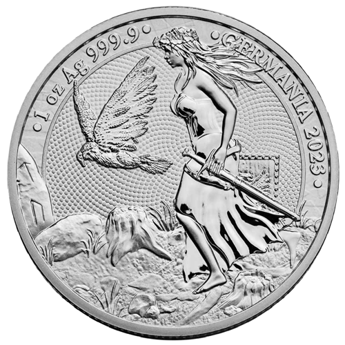Pre-Owned 2023 Germania 1oz Silver Coin | Out Of Stock | Atkinsons Bullion