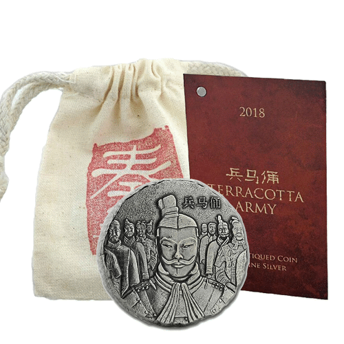 Pre-Owned 2018 Fiji Terracotta Army 5oz Silver Coin | Out Of Stock