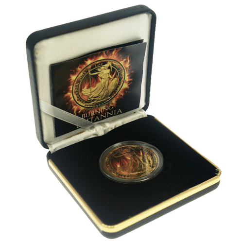 コレクション 2015 1oz Silver Coin Burning Britannia Pre-Owned 2015 UK 'Burning' Britannia 1oz Silver Coin - VAT Free