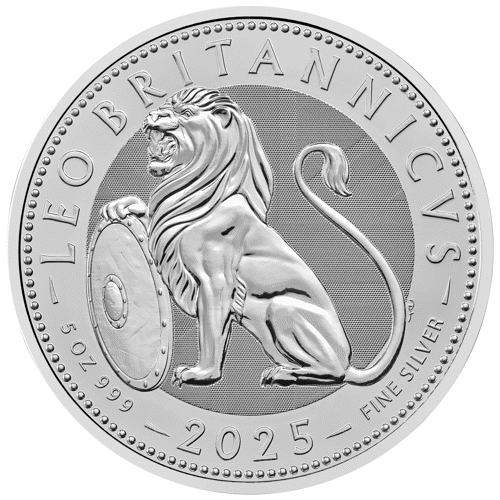 2025 UK The British Lion 5oz Silver Coin | 5oz Silver Coins