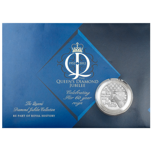 Pre-Owned 2012 Bermuda Queen Elizabeth II Diamond Jubilee $5 Proof