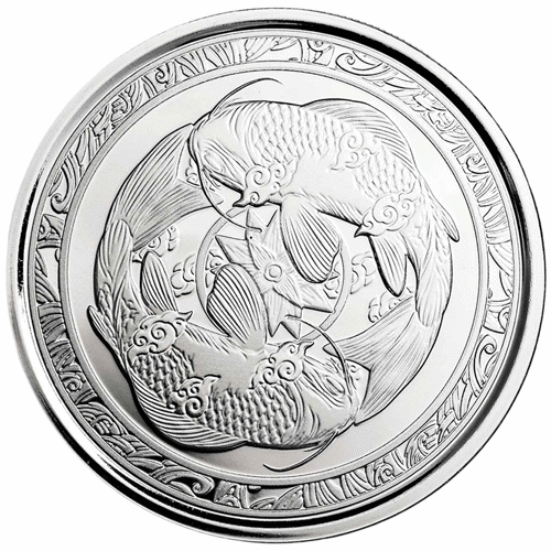 Pre-Owned 2023 Fiji Koi Carp 1oz Silver Coin - VAT Free | Pre