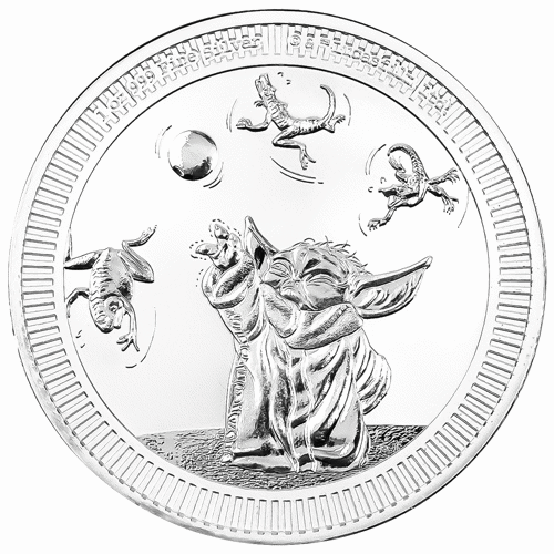 Pre-Owned 2024 Niue Mandalorian Grogu 1oz Silver Coin - VAT Free | Pre ...