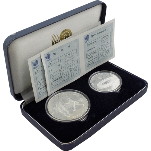コレクション 1988 SEOUL OLYMPIC COINS Seoul 1988 Olympic Coin Set sold at auction on 26th January