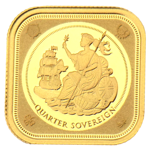 Pre-Owned 2019 Tristan da Cunha Britannia Four-Sided Quarter
