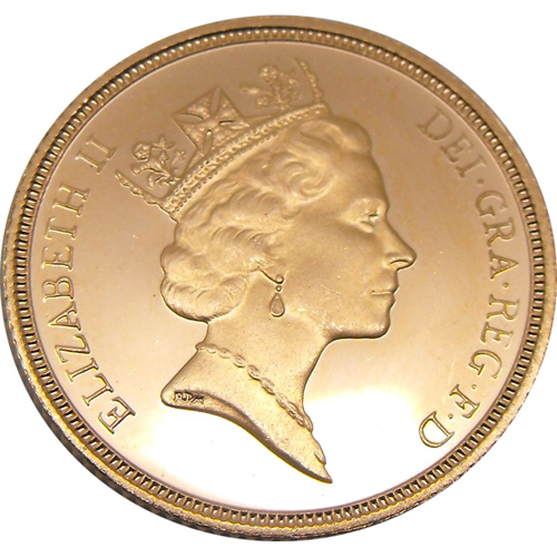 PreOwned UK 'Maklouf Head' Full Sovereign Gold Coin Mixed Dates