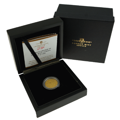 Pre-Owned 1784 UK George III Guinea Gold Coin - Boxed | Pre-Owned