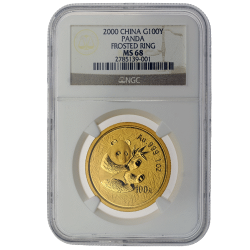 Pre-Owned 2000 Chinese Panda 1oz Gold Coin - NGC Graded MS68 Pre-Owned 2000 Chinese Panda 1oz Gold Coin - NGC Graded MS68