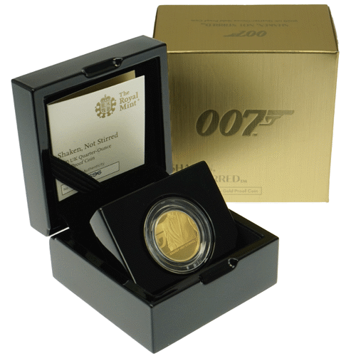 Pre-Owned 2020 The Royal Mint James Bond 007 Shaken Not Stirred 1