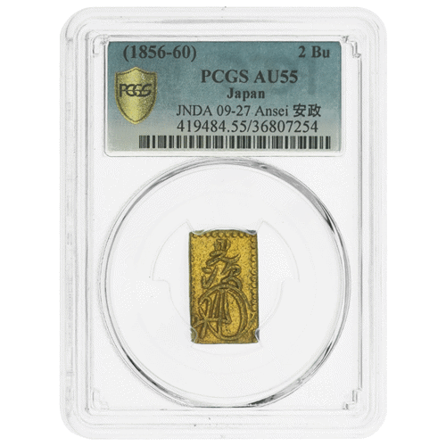 期間限定お買い得商品 |  通販 Pre-Owned 1856-1860 Japan 2 Bu 'Ansei Nibukin' Gold Coin 紙幣