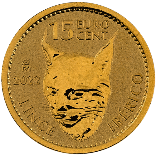 Pre-Owned 2022 Spanish Felipe` VI Iberian Lynx 1/10oz Gold Coin | Pre ...