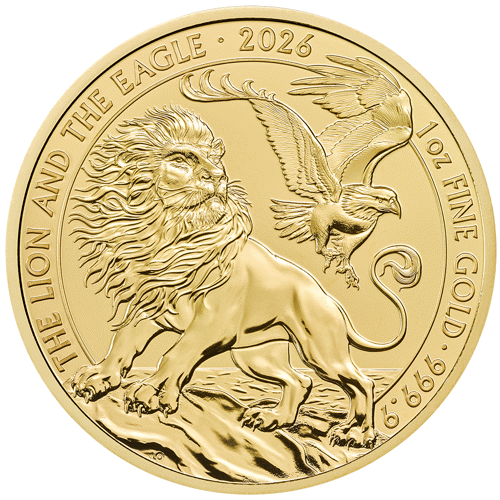 2026 UK The Lion and The Eagle 1oz Gold Coin | 1oz Gold Coins